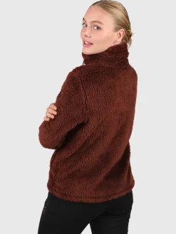 Fashion Brunotti Kyoto Dames Fleece | Port RedenBrown