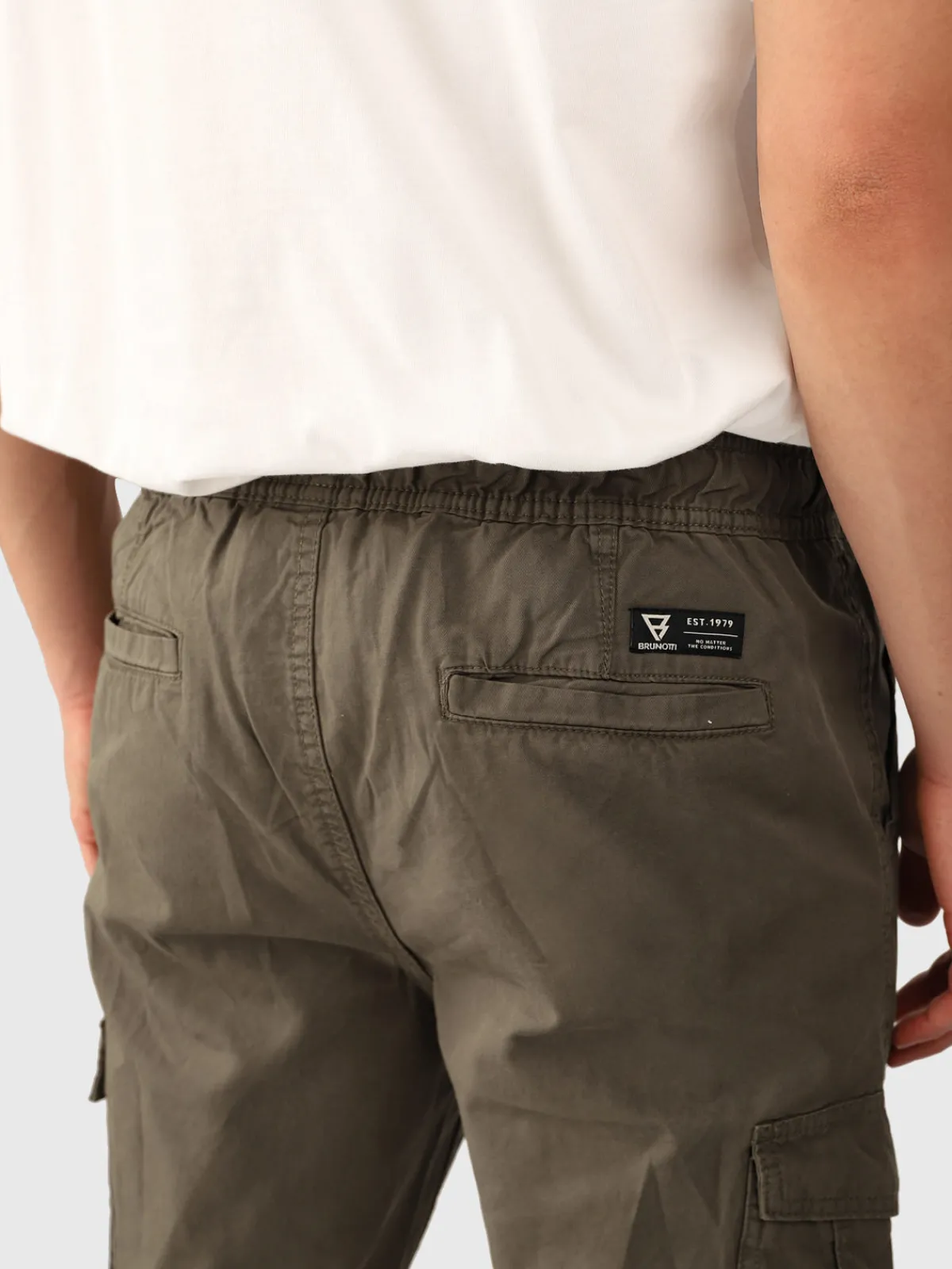 Sale Brunotti Lansons Heren Cargo Broek | Army Green ArmyGreen