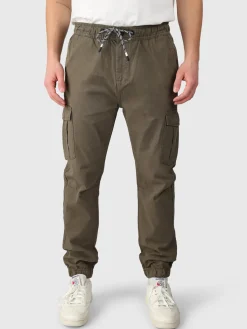 Sale Brunotti Lansons Heren Cargo Broek | Army Green ArmyGreen