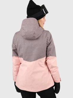 Online Brunotti Lattea Dames Ski Jas | Soft Pink PinkenGrayPink