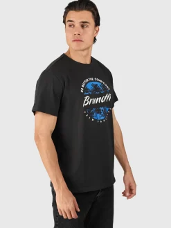 Online Brunotti Leeway Heren T-shirt | Pirate Black PirateBlack