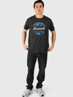 Online Brunotti Leeway Heren T-shirt | Pirate Black PirateBlack