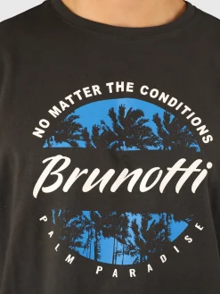 Online Brunotti Leeway Heren T-shirt | Pirate Black PirateBlack