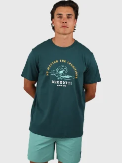 Clearance Brunotti Leeway Men T-shirt | Fuel Green FuelGreen
