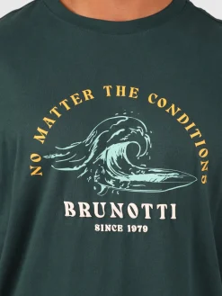 Clearance Brunotti Leeway Men T-shirt | Fuel Green FuelGreen