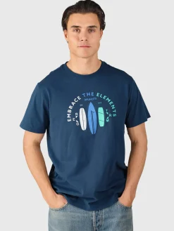 Fashion Brunotti Leeway Men T-shirt | Night Blue NightBlue