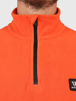 Best Brunotti Lenno-R Heren Fleece | Mandarin Orange