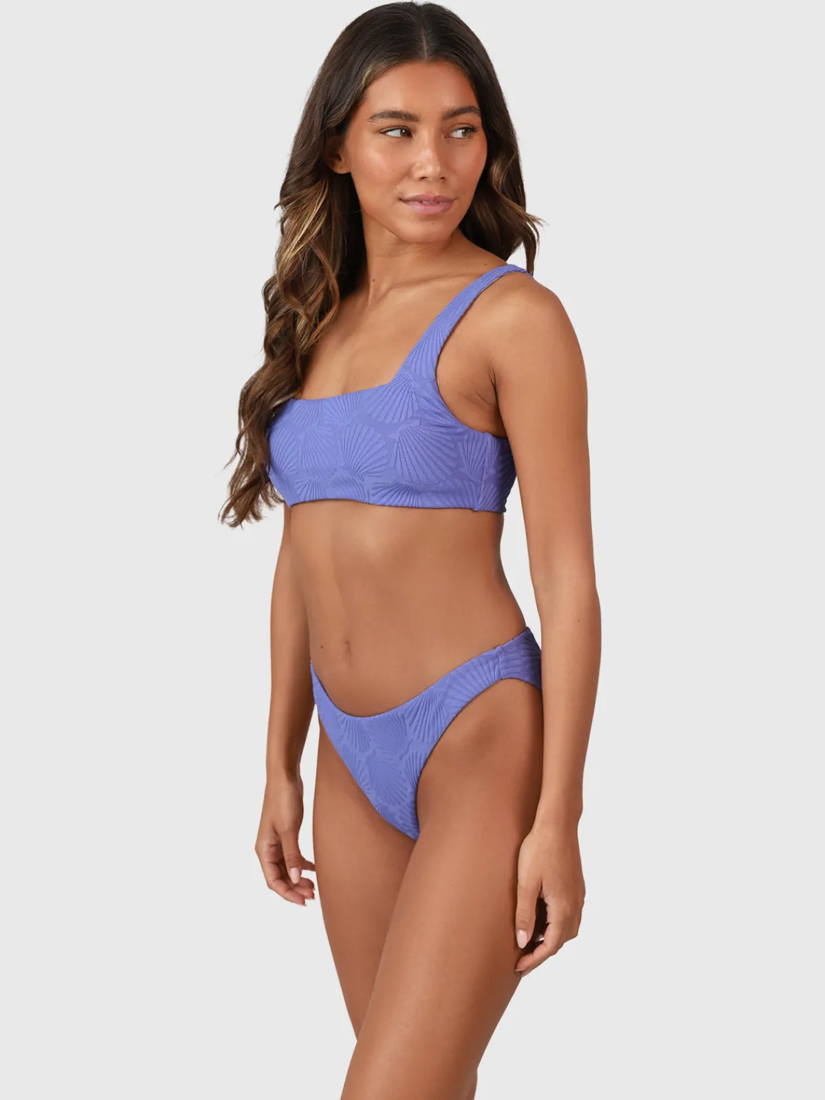 Hot Brunotti Lilly-Shell Dames Bralette Bikini Set | Blue Bay