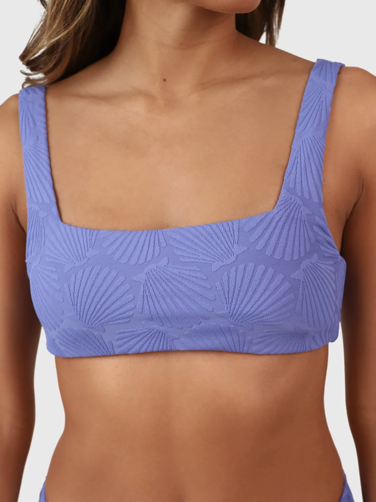 Hot Brunotti Lilly-Shell Dames Bralette Bikini Set | Blue Bay