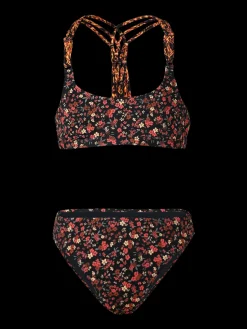 Fashion Brunotti Lina-Flower Meisjes Bikini | Zwart