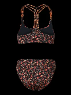 Fashion Brunotti Lina-Flower Meisjes Bikini | Zwart