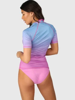 Sale Brunotti Linea-Gradient Dames Rashguard | Bluebell GradientBluebell
