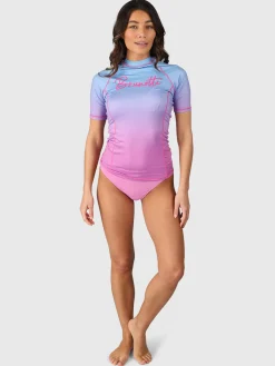 Sale Brunotti Linea-Gradient Dames Rashguard | Bluebell GradientBluebell