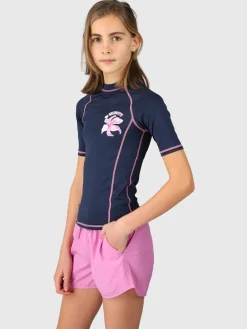 Hot Brunotti Lineas Meisjes Rashguard | Indigo Blue IndigoBlue