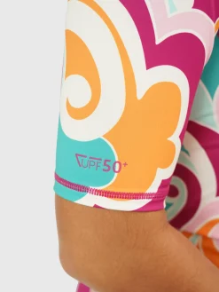 Hot Brunotti Linea-Swirl Dames Rashguard | Multi Color Oranje,Pink,GroenenWit
