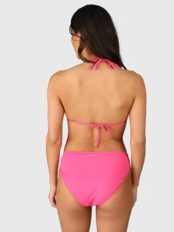 Discount Brunotti Lisselot Dames Halter Bikini Top | Shocking Pink ShockingPink