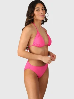 Discount Brunotti Lisselot Dames Halter Bikini Top | Shocking Pink ShockingPink