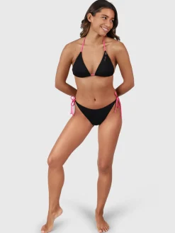 Sale Brunotti Lolly Dames Triangel Bikini Set | Black BlackenShockingPink