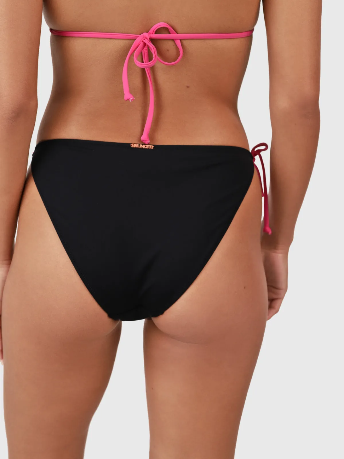 Sale Brunotti Lolly Dames Triangel Bikini Set | Black BlackenShockingPink