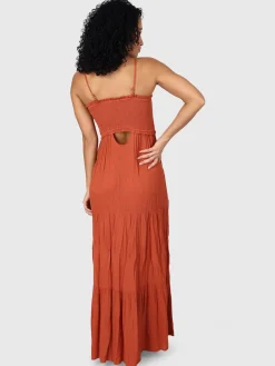 Hot Brunotti Lorelei Dames Jurk | Bruin