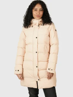 Outlet Brunotti Madwell Dames Puffer Jas | Desert Wit