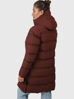 Outlet Brunotti Madwell Dames Puffer Jas | Port RedenBrown