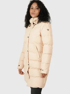 Outlet Brunotti Madwell Dames Puffer Jas | Desert Wit