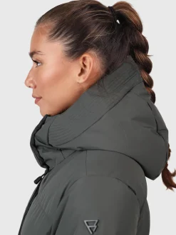 Discount Brunotti Madwell Dames Puffer Jas | Mud Green