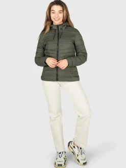Sale Brunotti Maija-N Dames Jas | Groen Grijs