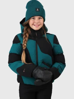 Fashion Brunotti Marbley Meisjes Puffer Ski Jas | Ever Green