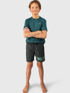 Outlet Brunotti Marliny Jongens Zwemshorts | Pirate Black