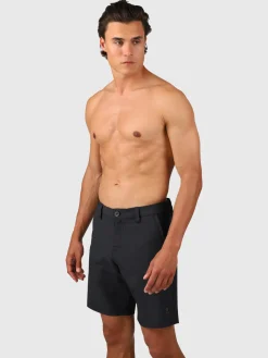 Hot Brunotti Marret Heren Hybrid Shorts | Licht Zwart