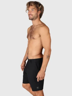 Outlet Brunotti Marret Heren Hybrid Short | Zwart