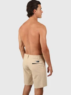 New Brunotti Marret Heren Hybrid Shorts | Beige