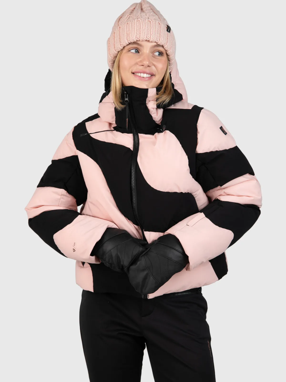 Clearance Brunotti Maryski Dames Puffer Ski Jas | Soft Pink