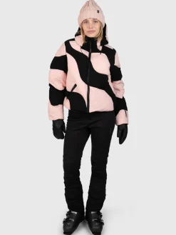 Clearance Brunotti Maryski Dames Puffer Ski Jas | Soft Pink