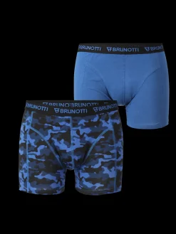 Discount Brunotti Mees 2-Pack Heren Boxershorts | Blauw