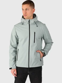 Fashion Brunotti Mib Heren Softshell Jas | Jet Grey JetGrey