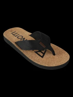Outlet Brunotti Miles Heren Slippers | Zwart