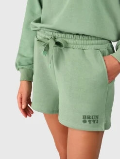 New Brunotti Milly Women Sweat Short | Eucalyptus