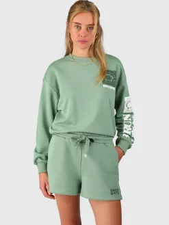 New Brunotti Milly Women Sweat Short | Eucalyptus