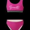 Discount Brunotti Mya Meisjes Sport Bikini Set | Magenta Zwart