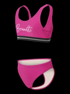 Discount Brunotti Mya Meisjes Sport Bikini Set | Magenta Zwart