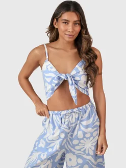 Hot Brunotti Nadine-Swirl Dames Top | Bluebell