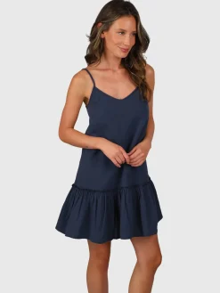 Outlet Brunotti Nami Dames Jurk | Indigo Blue IndigoBlue