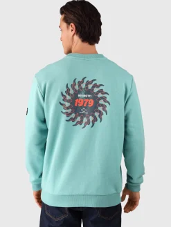 Outlet Brunotti Naval Heren Sweater | Bottle Green BottleGreen