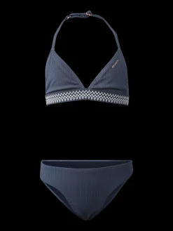 Clearance Brunotti Nelle-Rib Girls Bikini | Indigo Blue