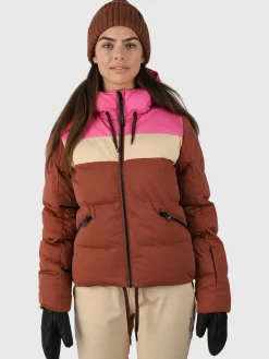Online Brunotti Niagona Dames Puffer Ski Jas | Bruin