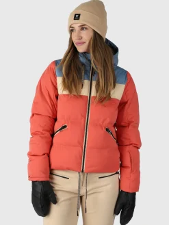 Online Brunotti Niagona Dames Puffer Ski Jas | Rood