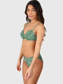 Fashion Brunotti Nolina-Leaf Dames Bikinibroekje | Juniper TwoToneFlowerJuniper
